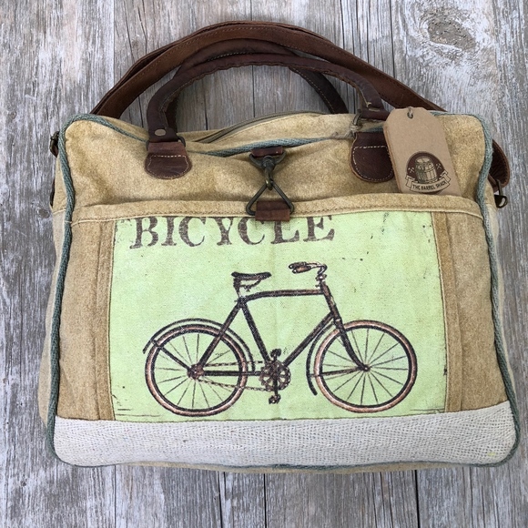 The Barrel Shack Handbags - **SOLD** The Barrel Shack | Messenger Canvas Bag